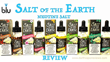 blu Salt of the Earth E-Liquid Line Review